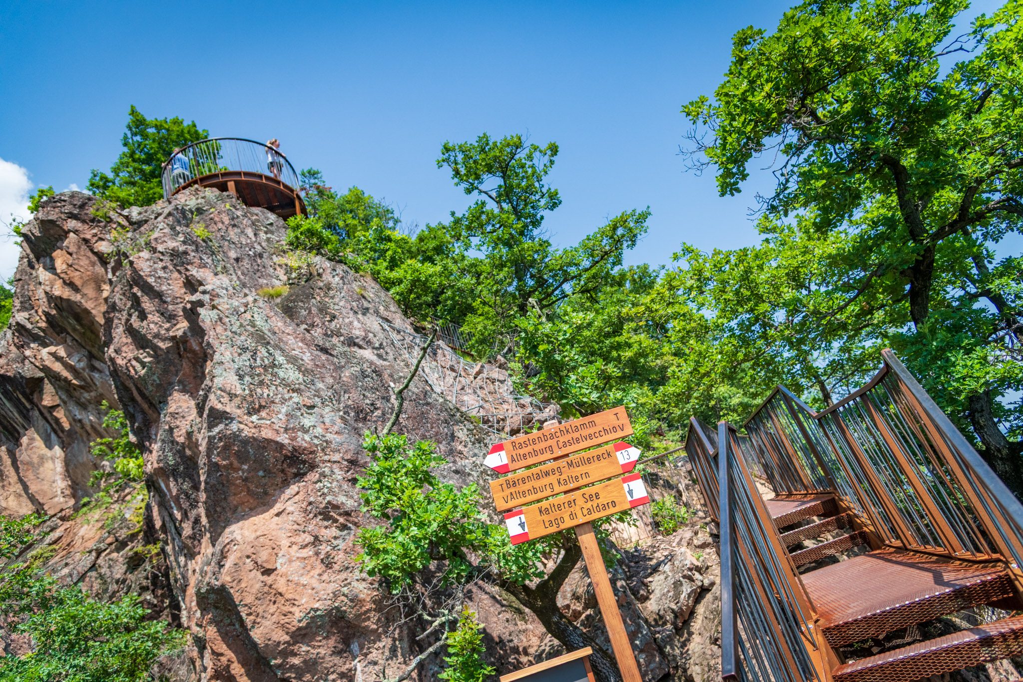 Friedensweg und Rastenbachklamm